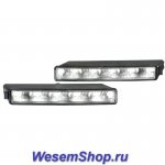 Комплект светодиодных фар дневного освещения DRL Hella LEDayLine   2PT 010 043-801